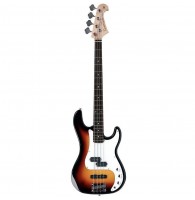 TENSON California PJ Standard 3-tone Sunburst бас гитара (1-PP/1-JP/2-V/1-TC)